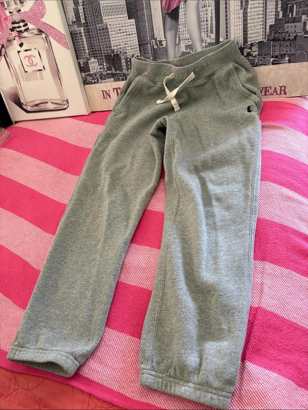 Polo by Ralph Lauren Kids Sage Green Drawstring Joggers